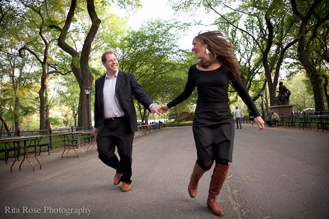 Photojournalistic Engagement Shoots in Central Park Photography - Boston, New York, Miami